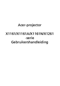 Para ver o documento Acer X1261 Manual do Utilizador
